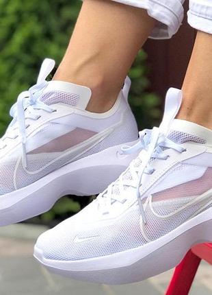 Кроссовки nike vista lite white green