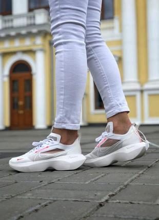 Кроссовки nike vista lite white red2 фото