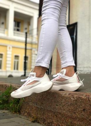 Кроссовки nike vista lite white red3 фото