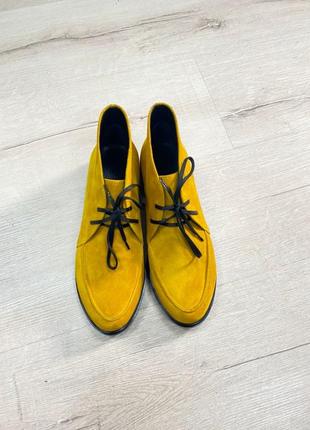 Идеальные лоферы туфли осенние ботинки на шнуровке5 фото