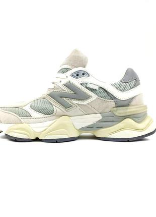 Кроссовки new balance 9060 серые с бежевым (нев баланты)