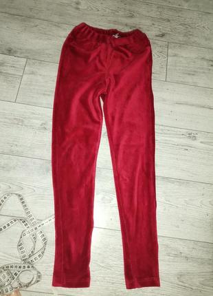 Лосины вельвет рост 128-134