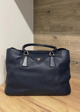 Кожаная сумка бренд prada оригинал