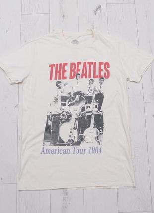 The beatles tee american tour 1964 футболка мерч бітлс рок групи acdc rolling stones унісекс