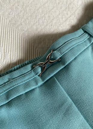 Брюки женские бирюзовые штаны со стрелками honor millburn -xl4 фото
