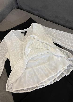 Біла нарядна блузка від new look4 фото