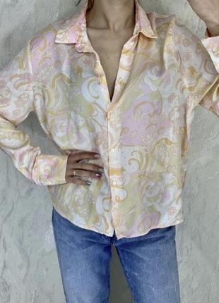 Рубашка блуза абстракция р.183 фото