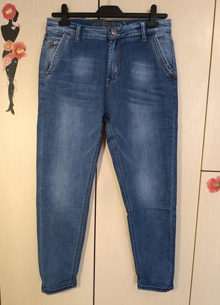 Джинсы бойфренд большие размеры4 фото