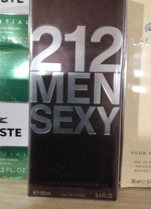 Carolina herrera 212 sexy men 100 мл