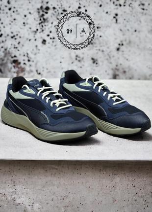 Puma rs - metric 387167-03 blue beige чоловічі кросівки2 фото