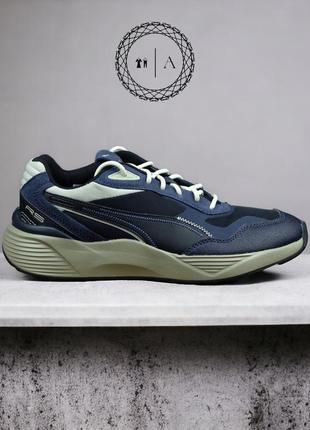 Оригинальные puma rs - metric 387167-03 blue beige мужские кроссовки