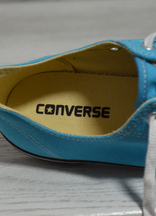 Converse Голубые синие кеды оригинал г. 40.5 идеальное состояние7 фото