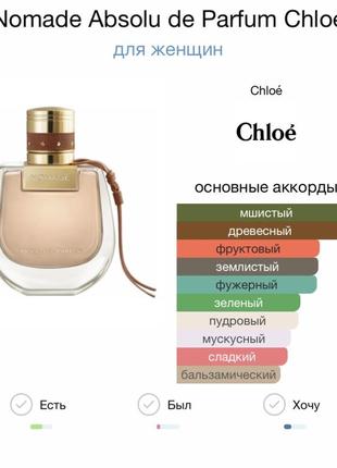 Nomade absolu de parfum chloé  парфюмированая вода 50мл8 фото