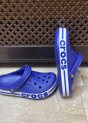 Кроксы синие голубые кроксы crocs 37 38 39 40 41 размеры w8 w9 w10 w115 фото