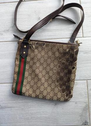 Сумка gucci монограммная оригинал2 фото