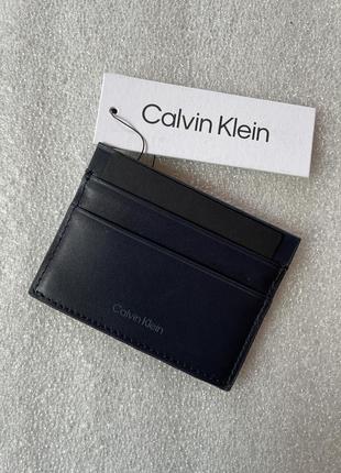 Кредитниця calvin klein (ck monogram card case cardholder) з америкари3 фото