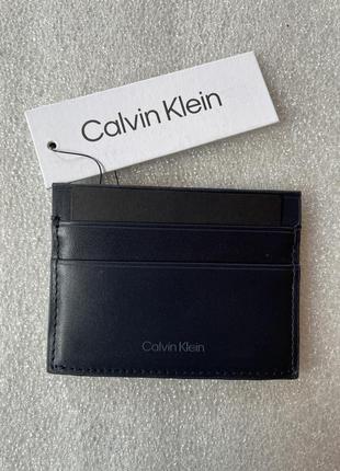 Кредитниця calvin klein (ck monogram card case cardholder) з америкари5 фото