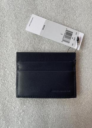 Кредитниця calvin klein (ck monogram card case cardholder) з америкари6 фото