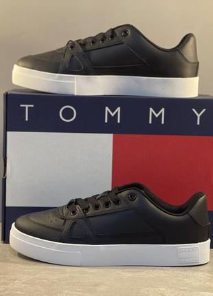 Tommy jeans снікерcи tommy jeans tjm vulcanized foxing flag em0em01313 black bds tommy jeans снікер