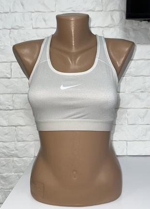 Оригинальный топ, бра для занятий спортом nike dri-fit4 фото