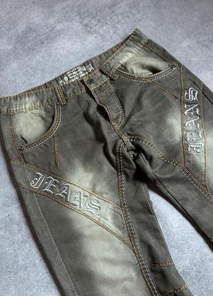 Rivaldi big-logo jeans pants mens3 фото