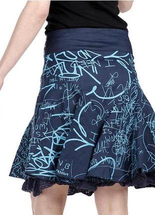 Волшебная юбка в яркий принт неординарного испанского бренда dеsigual3 фото