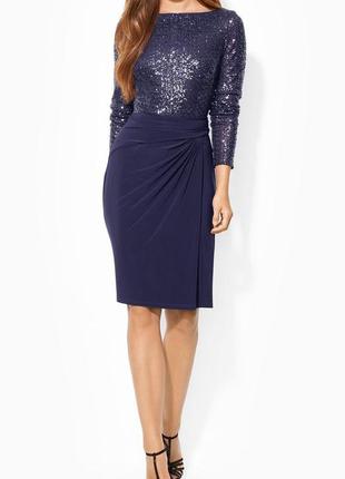 Шикарное вечернее платье ralph lauren ральф лаурен оригинал сша