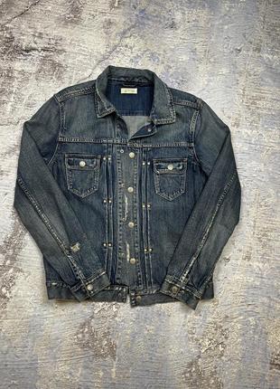 Джинсова куртка allsaints ina denim jacket m-l розм6 фото