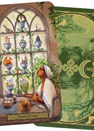 Новинка! карти таро саду відьми tarot of the witch’s garden 10,5x6 см4 фото