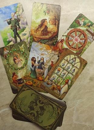 Новинка! карти таро саду відьми tarot of the witch’s garden 10,5x6 см9 фото