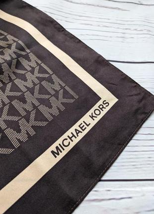 Шелковый платок, шовковый платок, платье от michael kors3 фото