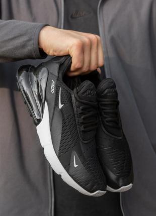 Мужские кроссовки nike air max 270 black white 40-41-43-44-45