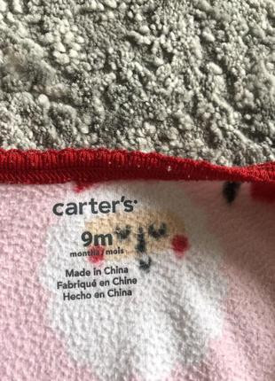 Флисовый слипик carter’s2 фото