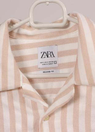 Чоловіча смугаста сорочка zara6 фото