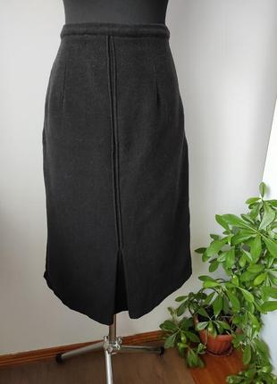 Мега теплая драповая  юбка трапеция 16 р1 фото
