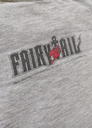 Японська аніме футболка fairy tail ( хвіст феї ) з нацу драгнілом5 фото