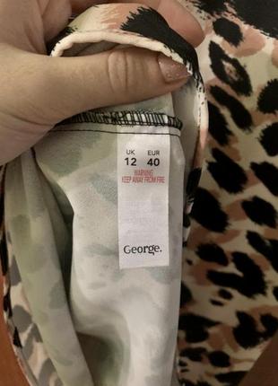 Сукня плаття леопард принт 4