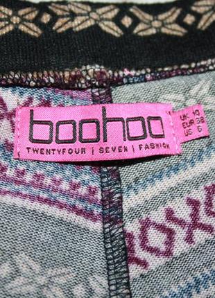 Трикотажная юбка в этно орнамент от boohoo4 фото