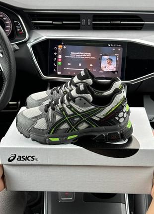 Женские кроссовки asics gel - kahana 8 gray light green