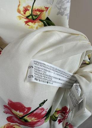 Zara плаття максі в підлогу з відкритою спиною квітковий sezane принт платье в пол довге віскоза max mara10 фото
