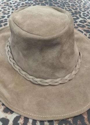 Кожаная шляпа walkabout ковбойская