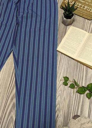 Хлопковые штаны для сна и дома в полоску marks& spencer #24844 фото