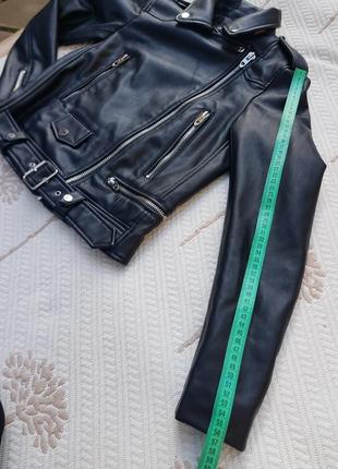 Идеальная мотокуртка курточка косуха от зара zara basic xs-s8 фото
