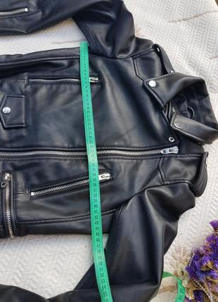 Идеальная мотокуртка курточка косуха от зара zara basic xs-s6 фото