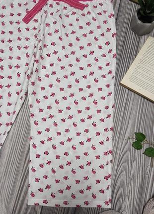 Хлопковые штаны для сна и дома в цветах la senza #30204 фото