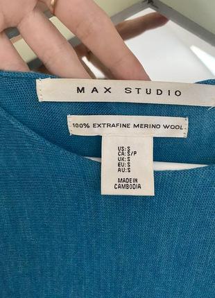 Оригинальная кашемировая блуза max mara studio кофта xs s m меринос лонгслив свитер5 фото