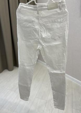 Білі котонові штани3 фото