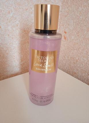 Спрей victorias secret lovespell shimmer