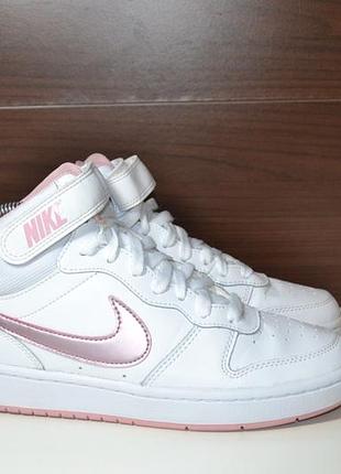 Nike court borough mid 38р кроссовки кожаные хайтопы ботинки оригинал