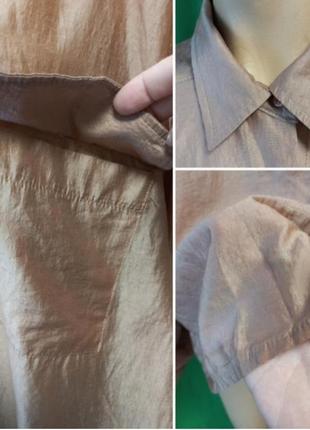 Repeller корея  шёлковая объёмная блуза с большим карманом. винтаж5 фото